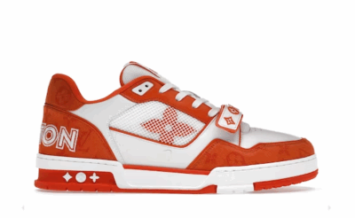 TRAINER MONOGRAM DENIM ORANGE