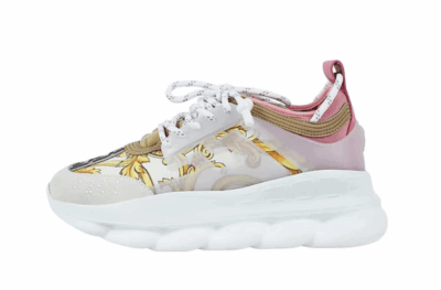 CHAIN REACTION WHITE PINK YELLOW BAROCCO (W)