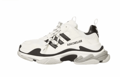 TRIPLE S WHITE BLACK