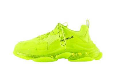 TRIPLE S CLEAR SOLE FLUO YELLOW