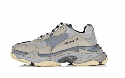 TRIPLE S SPLIT BLACK GREY