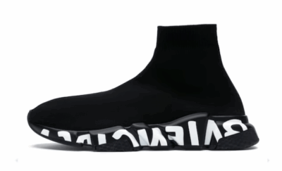 SPEED GRAFFITI TRAINERS BLACK