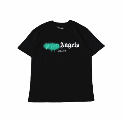 T-SHIRT PALM ANGLS – BLACK/GREEN