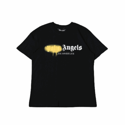T-SHIRT PALM ANGLS – BLACK/YELLOW