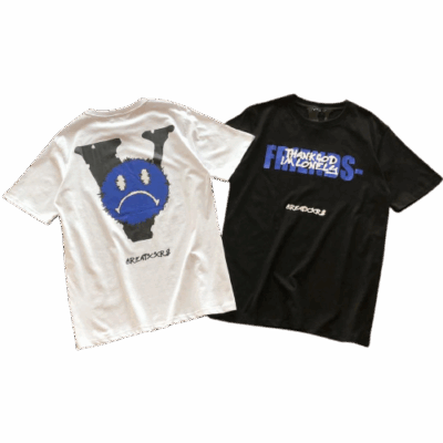 T-SHIRT VLONE 8 – BLACK/WHITE