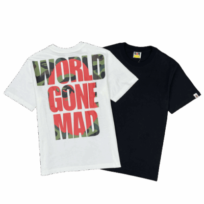 T-SHIRT BAPE – BLACK/WHITE 3