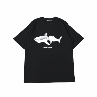 T-SHIRT PALM ANGLS SHARK – BLACK