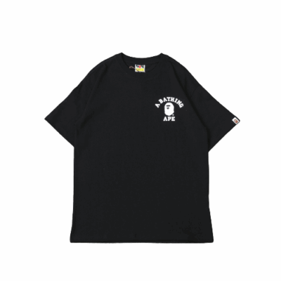T-SHIRT BAPE – BLACK/WHITE/BLUE NAVY