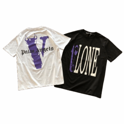 T-SHIRT VLONE X PALM 2 – BLACK/WHITE