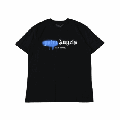 T-SHIRT PALM ANGLS – BLACK/BLUE