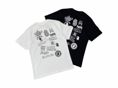 T-SHIRT BAPE – BLACK/WHITE 5