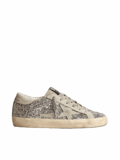 GOLDEN GOOSE IN GLITTER ARGENTO