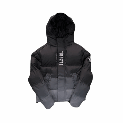 DECODED 2022 HOODED PUFFER-BLACK GRADIENT