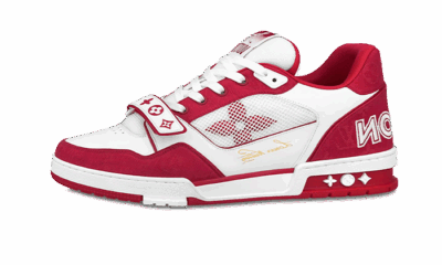 Red Monogram Denim Cinturino