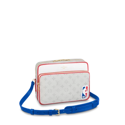 LV X NBA BAG WHITE