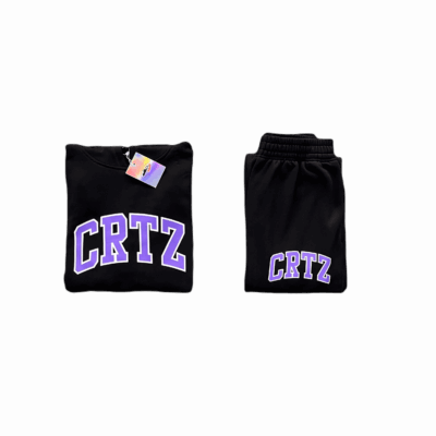 BLACK AND PURPLE ALPHABET SET