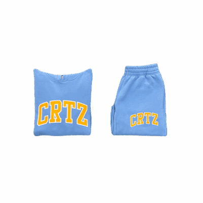 BABY BLUE LETTER SUIT