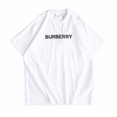 T-SHIRT BURBERRY – LOGO BIANCO