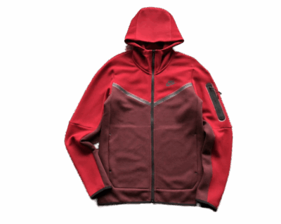 NK TECH FLEECE – RED/BORDEAUX (completa)