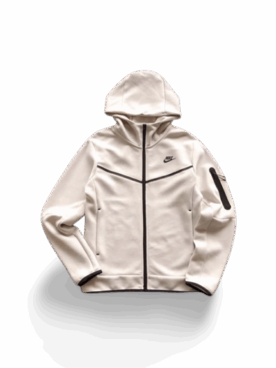 NK TECH FLEECE – WHITE (completa)