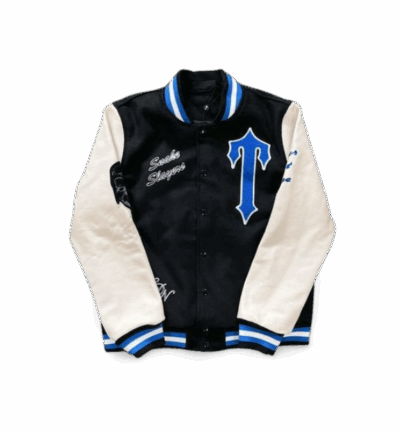 REAL COWHIDE VARSITY JACKET