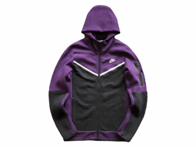 NK TECH FLEECE – PURPLE/BLACK (completa)
