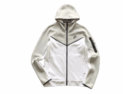 NK TECH FLEECE – GREY/WHITE (completa)