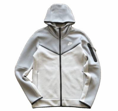 NK TECH FLEECE – GREY/WHITE (completa)