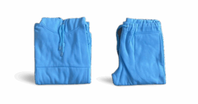 BLUE PATCH HOODED TRACKSUIT
