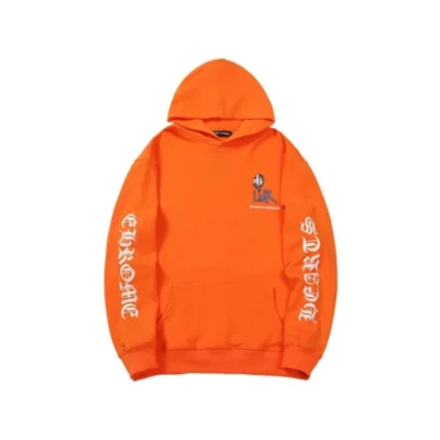 HOODIE GRAPHIC ORANGE CH075