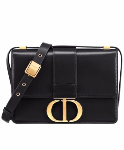 30 Montaigne flap Bag Black
