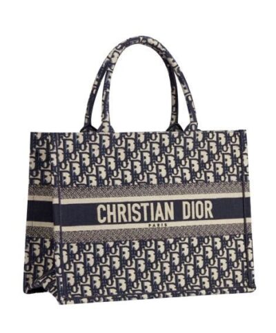 Book Tote Blue/Beige 36 cm