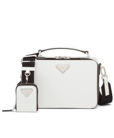Brique Saffiano Bianco 22 Cm