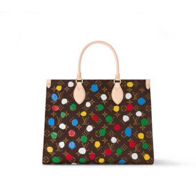 Colorful dotted women's bag