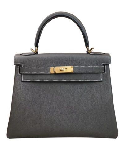 Kelly 25 Togo Grey