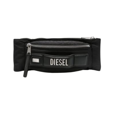 logo-lettering belt bag