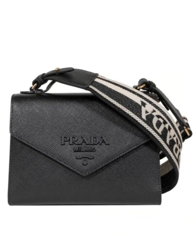 Monochrome Saffiano Nero 21 cm