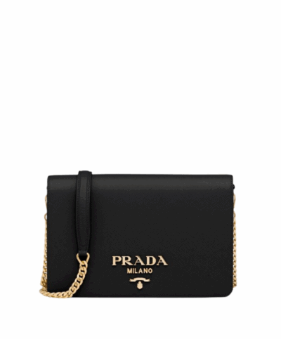 Monochrome Saffiano Nero 21 cm